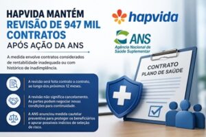 Hapvida mantém revisão de 947 mil contratos após ação da ANS